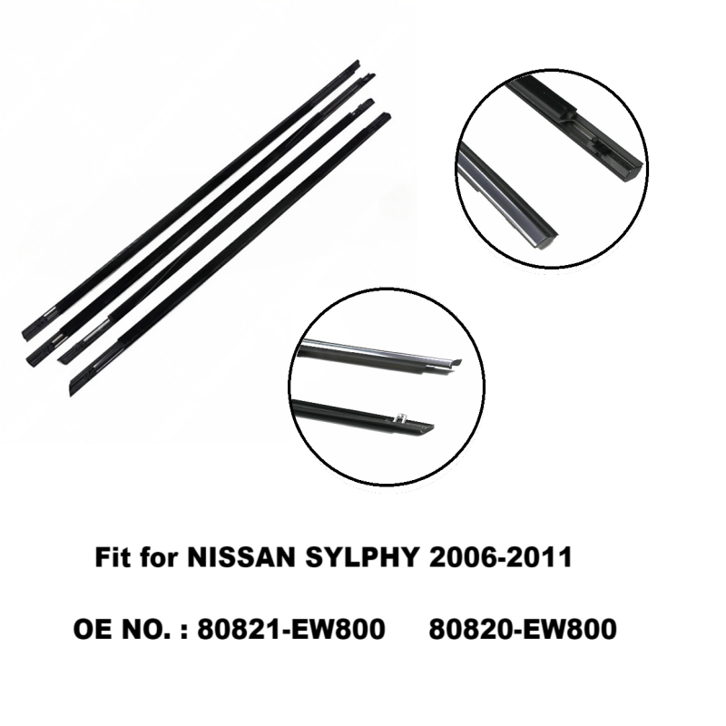 For NISSAN Sylphy 2006-2011 Rubber Weatherstrip Window
