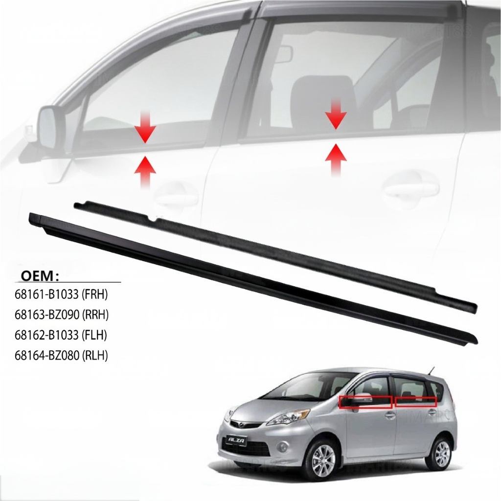 Window Weather Strip For Perodua Alza 2009