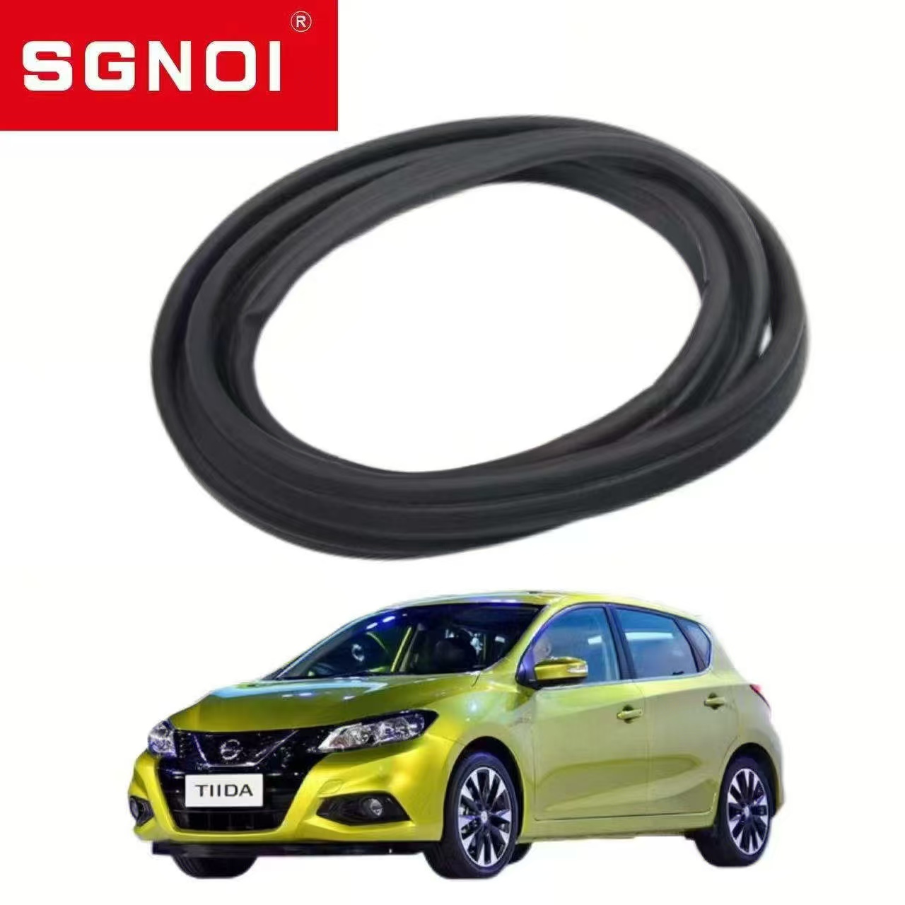 Car Weatherstrip Trunk Lid Rubber for Nissan TIIDA 2011-2018