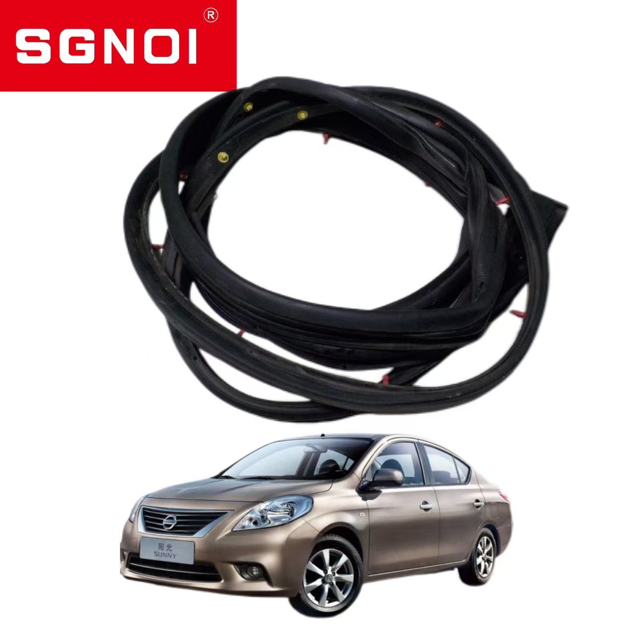Car Door Outer Seal Rubber Models for Nissan SUNNY 2010-2014