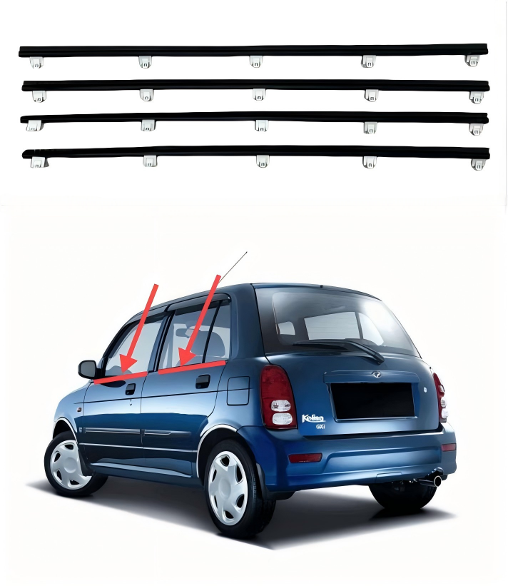 Waterproof Car Door Weatherstrip for Perodua Kelisa 2001