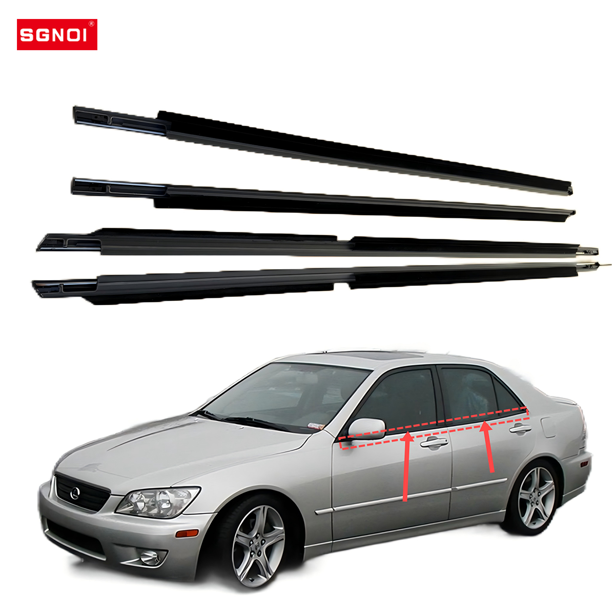 Weatherstrip Seal Belt for Lexus RX350 2010-2015