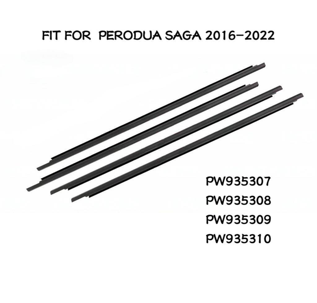 Waterproof Car Door Weatherstrip for Perodua SAGA 2016-2022