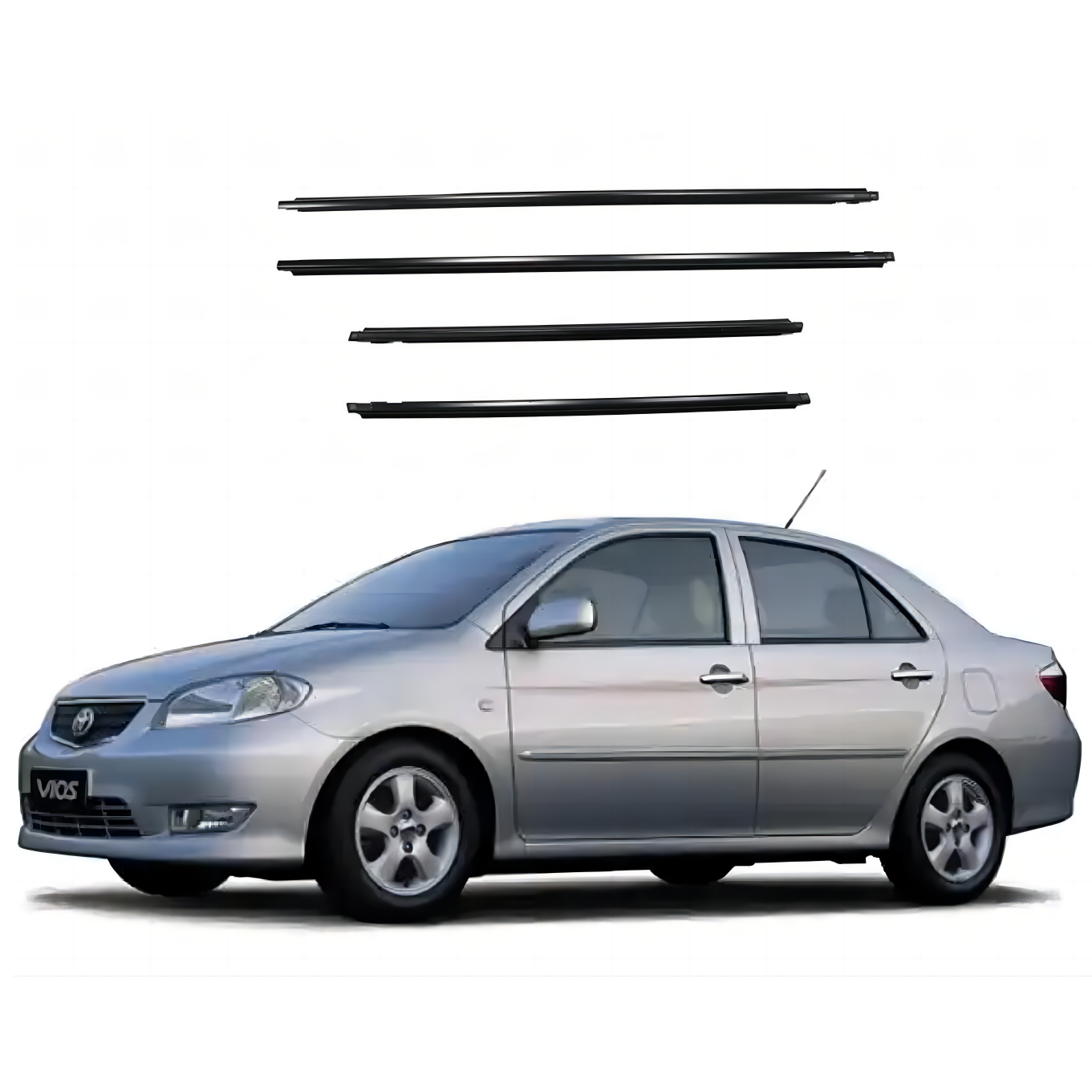 Window Door Seal Belt for Toyota VIOS 2002-07