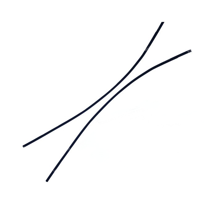 Black Roof Trim Molding Kit for Toyota Vios 2003-2007