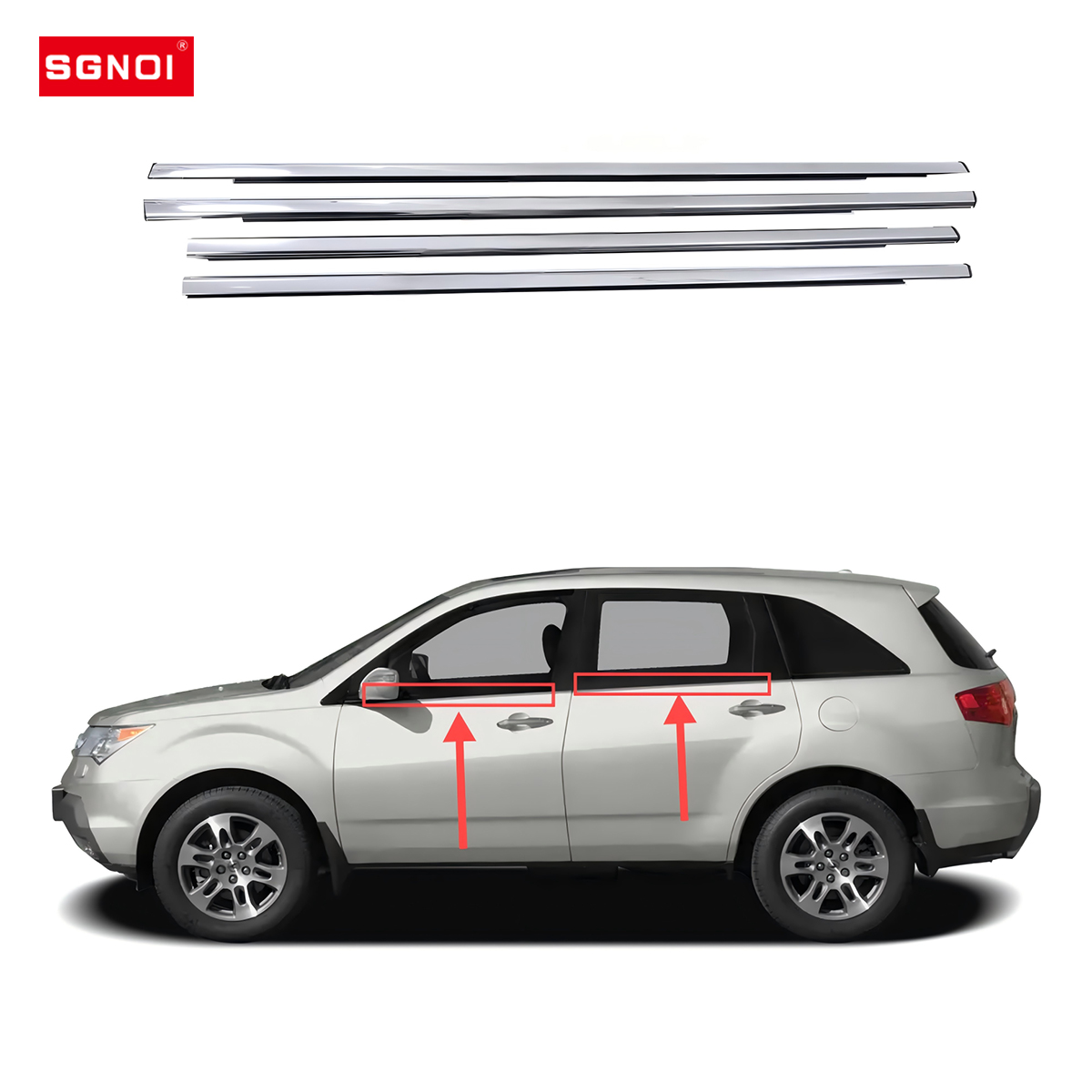 Window Moulding Trim for Acura MDX 2008-2009