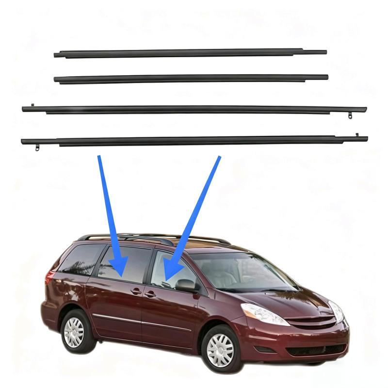 Car Window Weatherstrip for Toyota Sienna 2003-2009