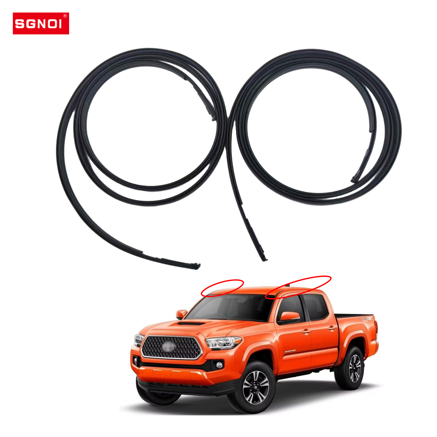 자동차 지붕 고무 스트립 도요타 타코마 2016-2020