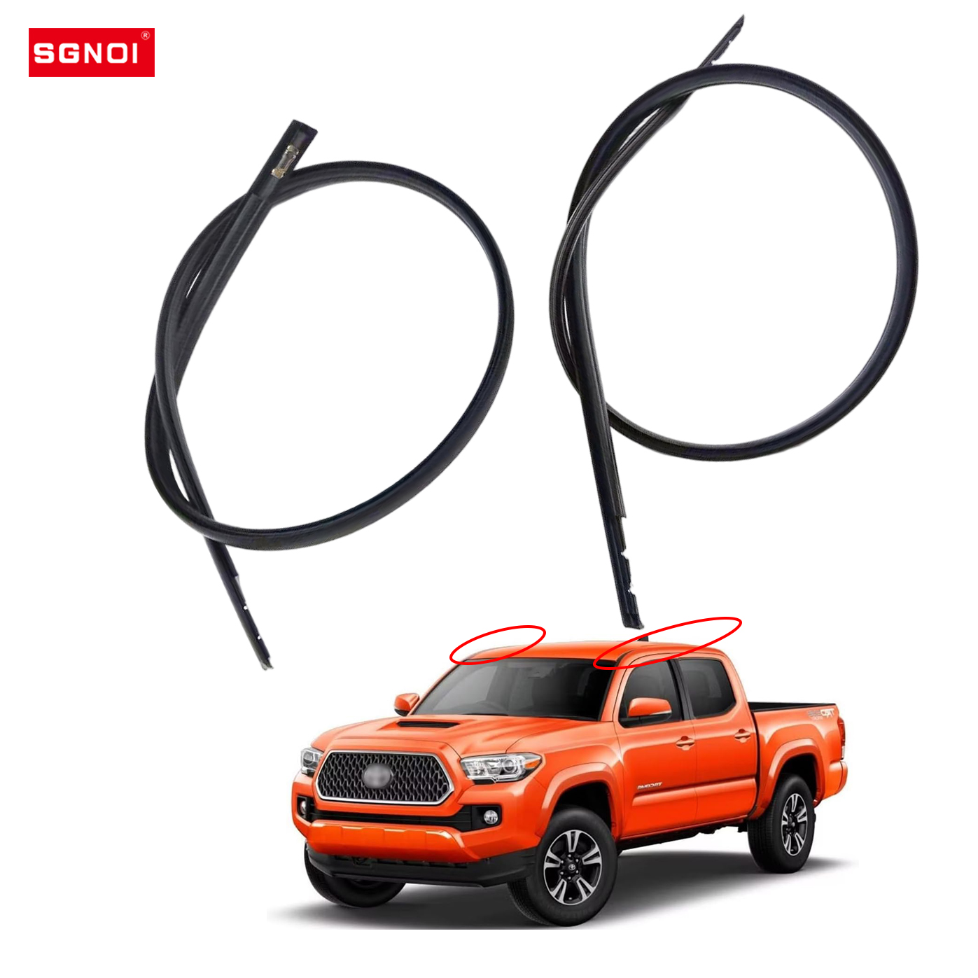 Car Roof Rubber Strip Fit for Toyota Tacoma 2016-2020