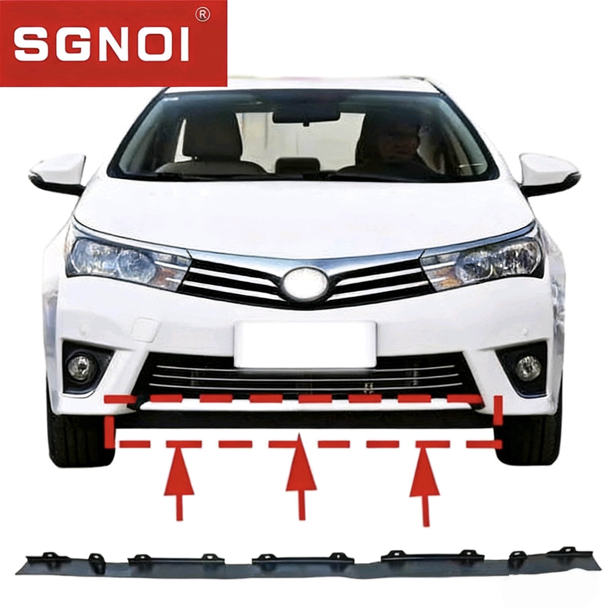 Алдыңғы бампердің резеңке жолағы Honda City 2015-2018 жж