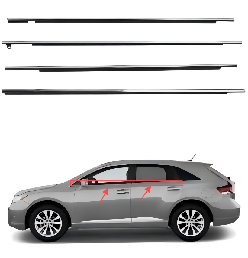 Car Window Weatherstrip for Toyota Venza 2006-2018