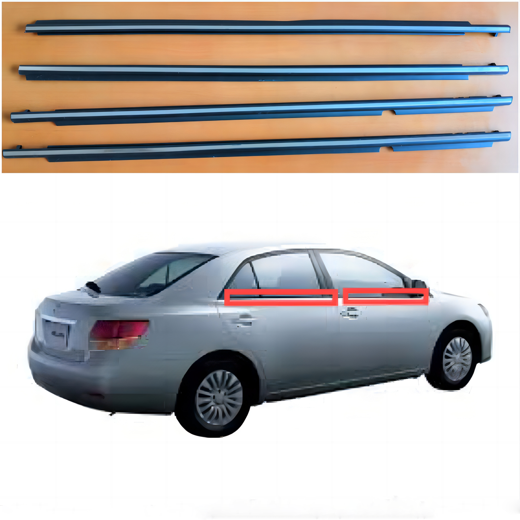 Weatherstrip Rubber Seal for Toyota Allion PREMIO 2008-2013