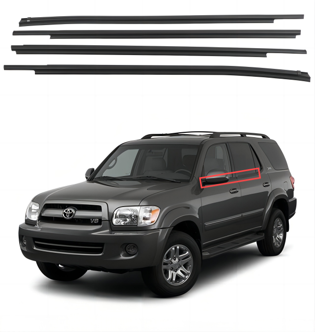 Car Window Weatherstrip for Toyota Sequoia 2008-2020