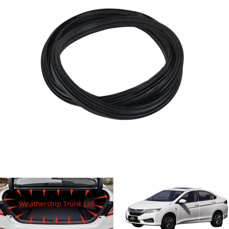 Car Trunk Lid Rubber Weatherstrip for Honda City 2015-2018