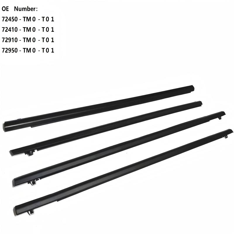 Car Window Rubber Weatherstrip for Honda City 2009-2014