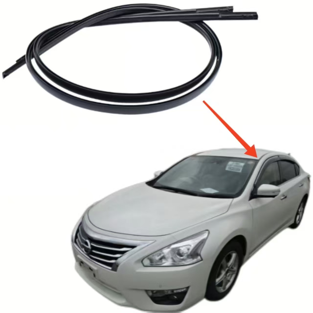 Car Roof Rubber Strip Fit for Nissan Teana 2016-