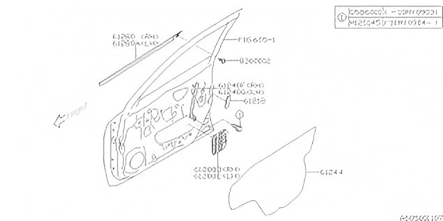 Car Window Weatherstrip for LEXUS SUBARU FORESTER 2009-2012