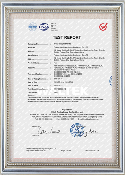 Informe impermeable IP54