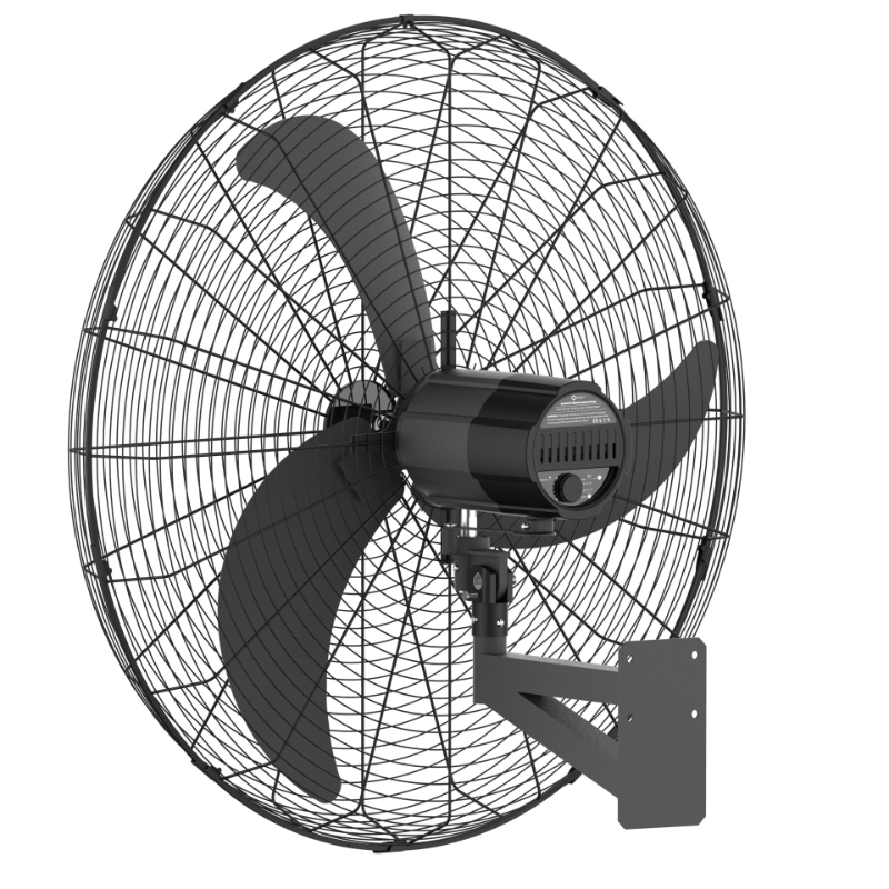 36인치 3날 200W DC 모터가 장착된 원격 제어 벽 선풍기