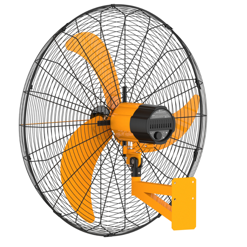 36인치 3날 200W DC 모터가 장착된 원격 제어 벽 선풍기