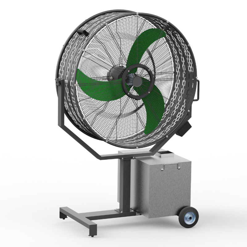 36 hüvelykes BLDC ipari hordozható hűtőventilátor párával