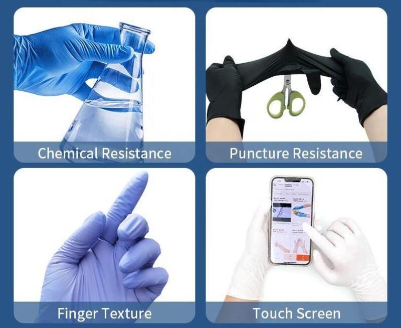 9inch Disposable Medical Examination Nitrile Gloves