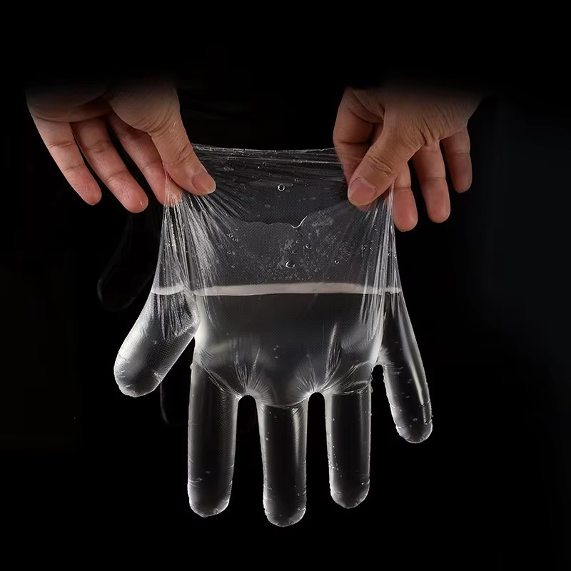 Disposable Plastic HDPE Gloves Food Grade