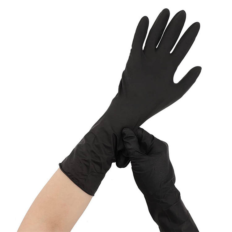 Long Cuff 12inch Nitrile Gloves Powder Free