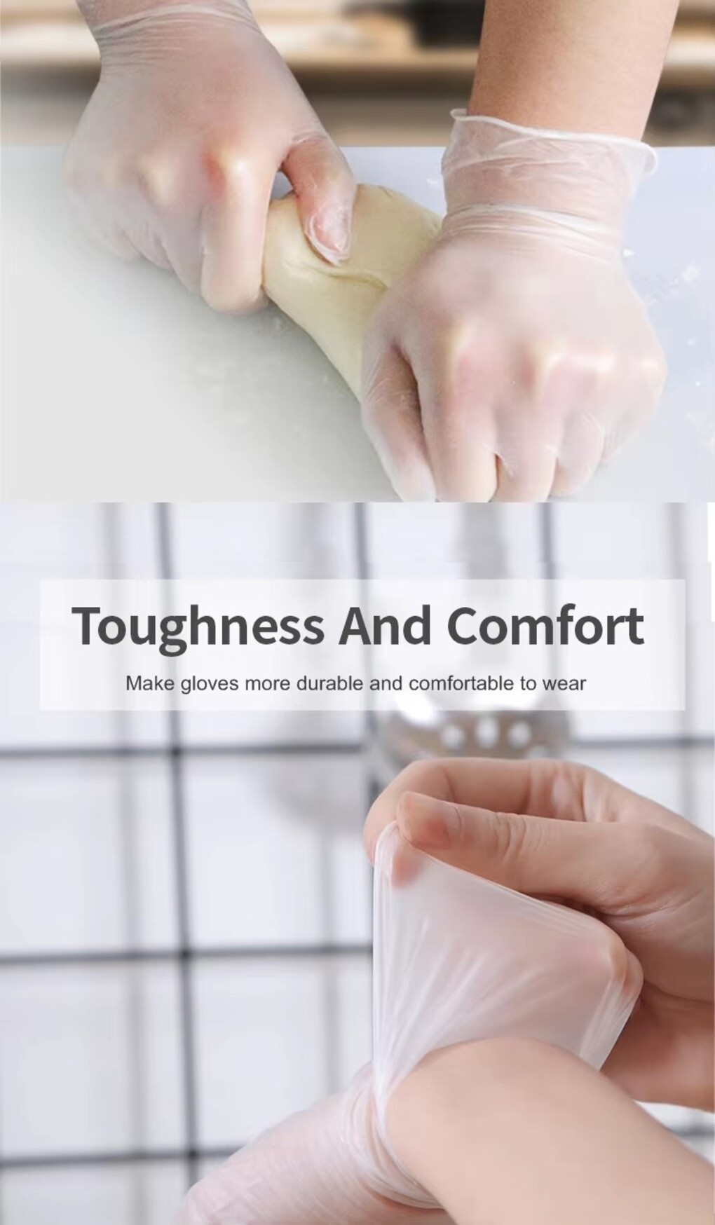 9inch Disposable Powder Free Vinyl Examination Gloves