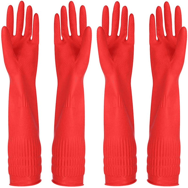 Long Cuff Household Latex Gloves Dishwashing