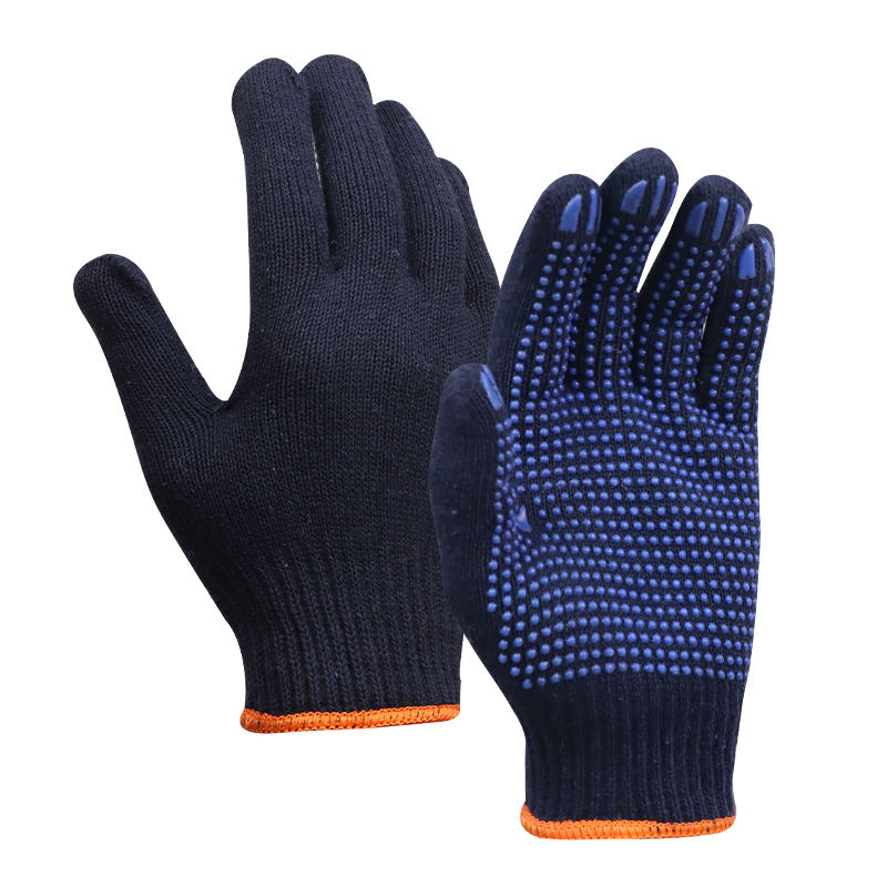 PVC Dots Cotton Industrial Safety Gloves