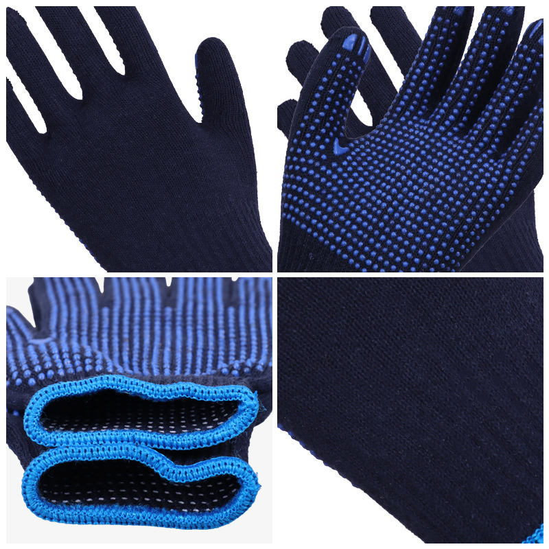 PVC Dots Cotton Industrial Safety Gloves