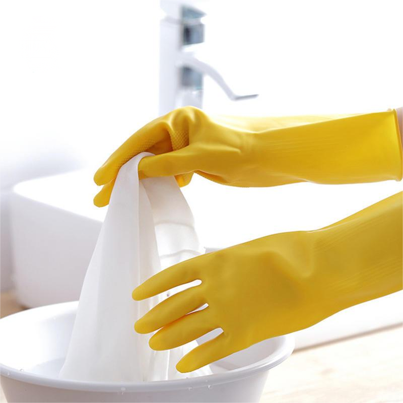 Industrial Natural Color Heavy Duty Latex Rubber Gloves