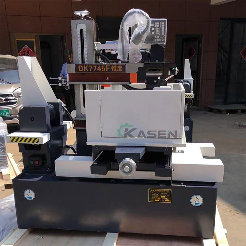 Wire Taper Machine DK7745 Large Taper CNC Wire Cut EDM Machine for Precise Metal Parts.
