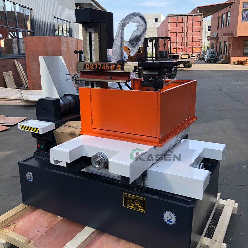 Wire Taper Machine DK7745 Large Taper CNC Wire Cut EDM Machine for Precise Metal Parts.