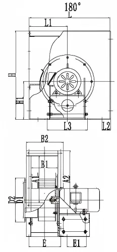 Quạt ly tâm nhiều cánh 13-48-A