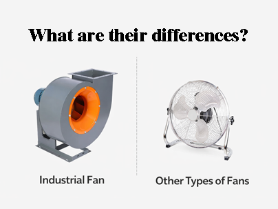 What is the difference between industrial fans/fan units and other ...