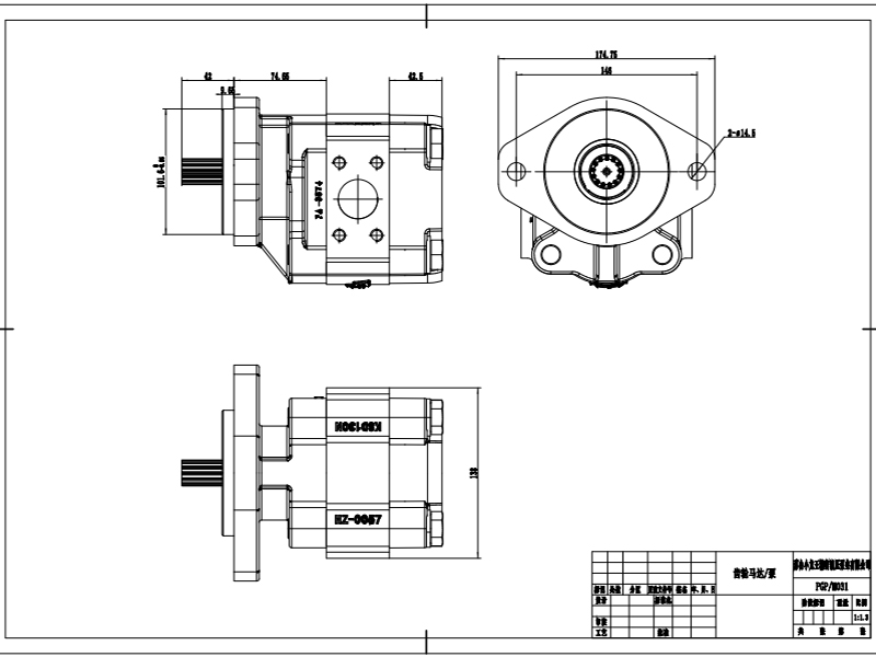 Cast Iron Motors – PGM031 Series