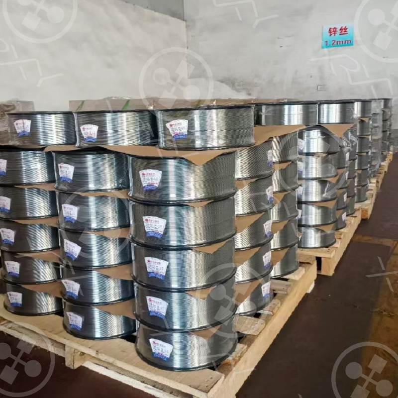 Shaft mounted zinc wire