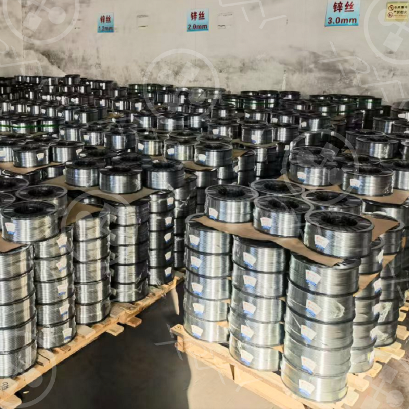 Shaft mounted zinc wire