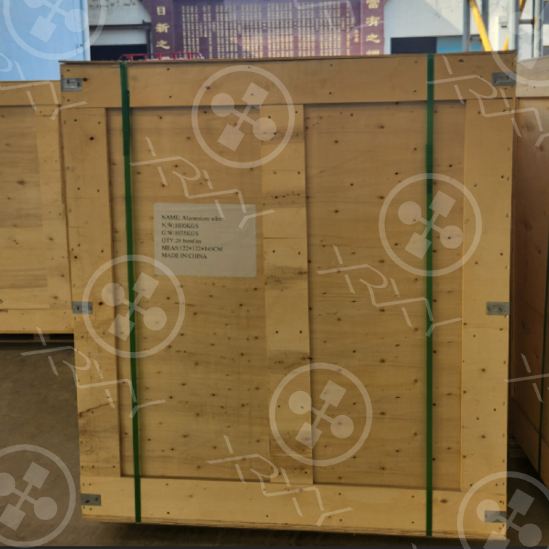 Aluminum wire shaft installation