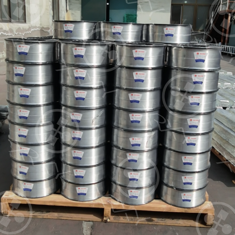 Aluminum wire shaft installation