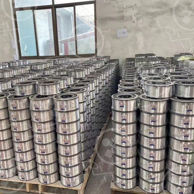 Aluminum wire shaft installation