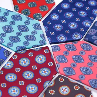 Wholesale popular best sale polyester printed mens designer ties