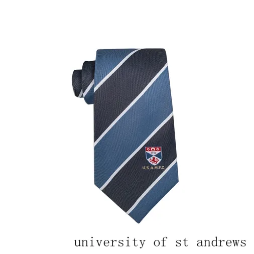 Corbatas con logotipo personalizado de la escuela y el club para hombres