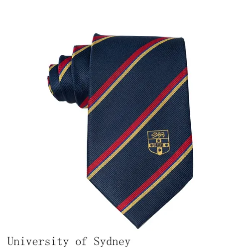 Szkoła i klub niestandardowe krawaty z logo dla mężczyzn