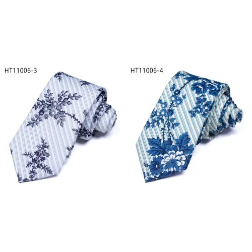 New designs custom mens floral ties casual wedding tie