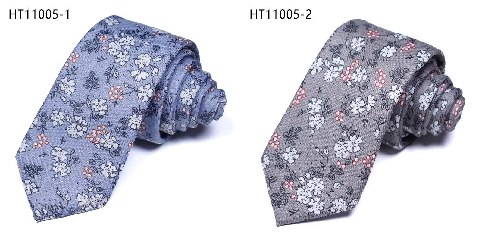 New designs custom mens floral ties casual wedding tie