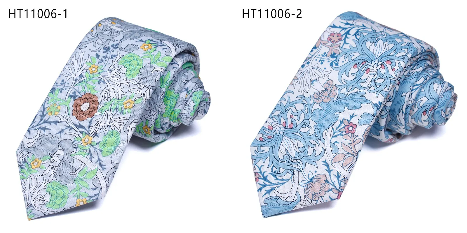 New designs custom mens floral ties casual wedding tie