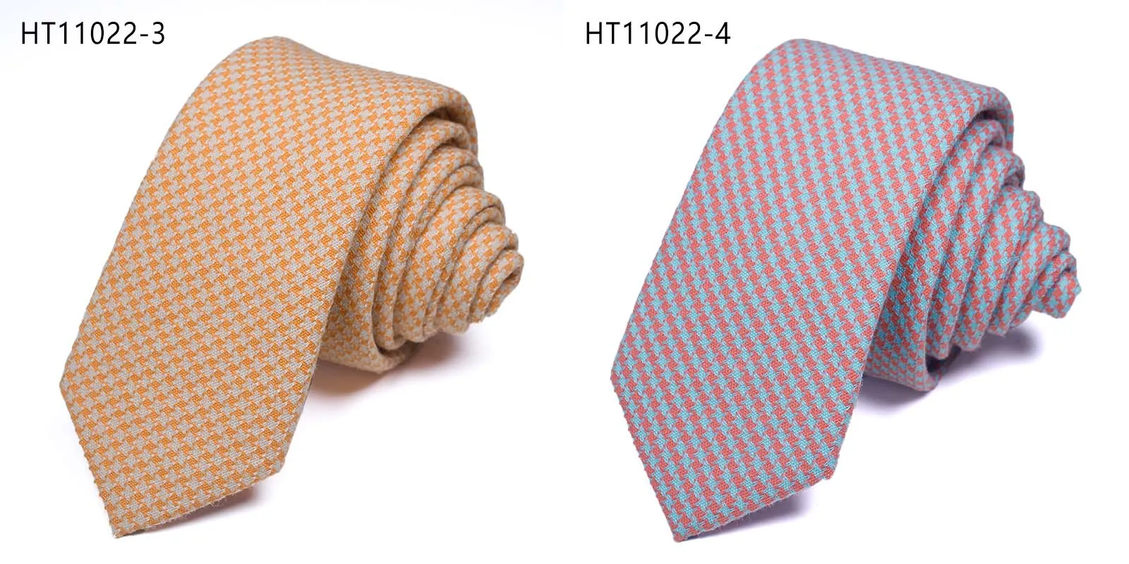 Classic high quality colorful plaid men slim ties
